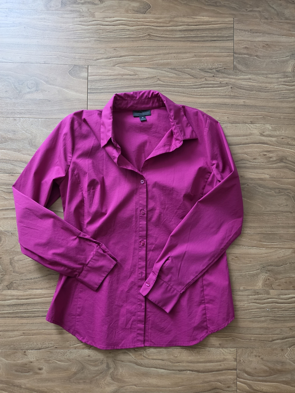 Worthington Button-Down Shirt in Bright Magenta
